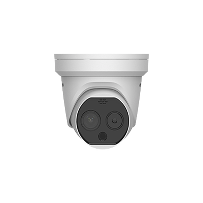 Turret IP para Detección de Temperatura Corporal / Medición Multiple para Areas de Alto Flujo de Personas / Lente térmico 3mm - Industria Total