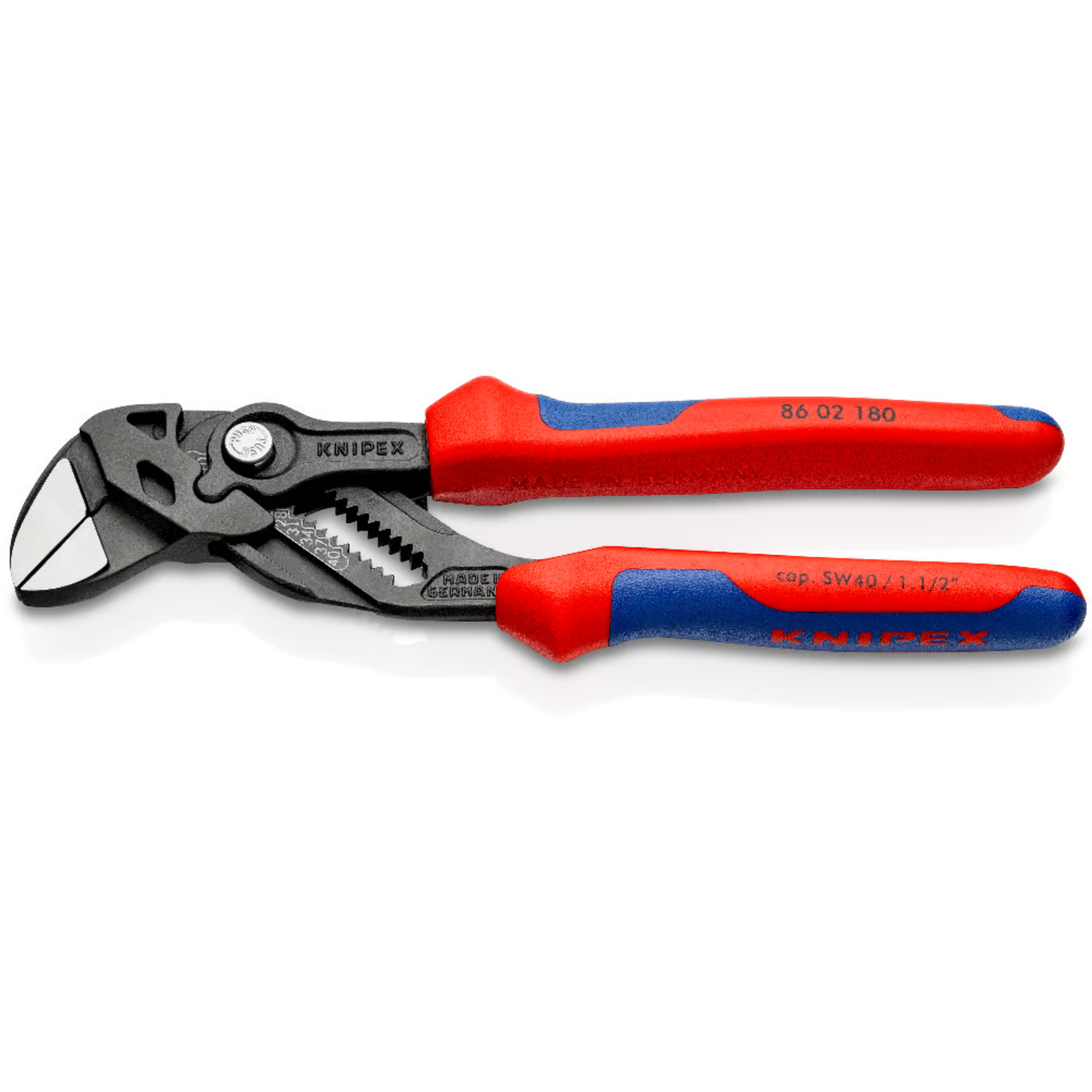 KNIPEX 86 02 180 SB Pinza de extensión y llave en una sola herramienta 180 mm (7 1/4")