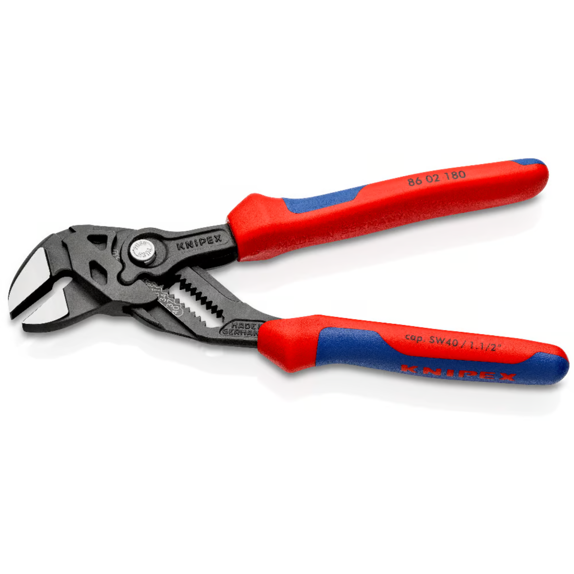 KNIPEX 86 02 180 SB Pinza de extensión y llave en una sola herramienta 180 mm (7 1/4")