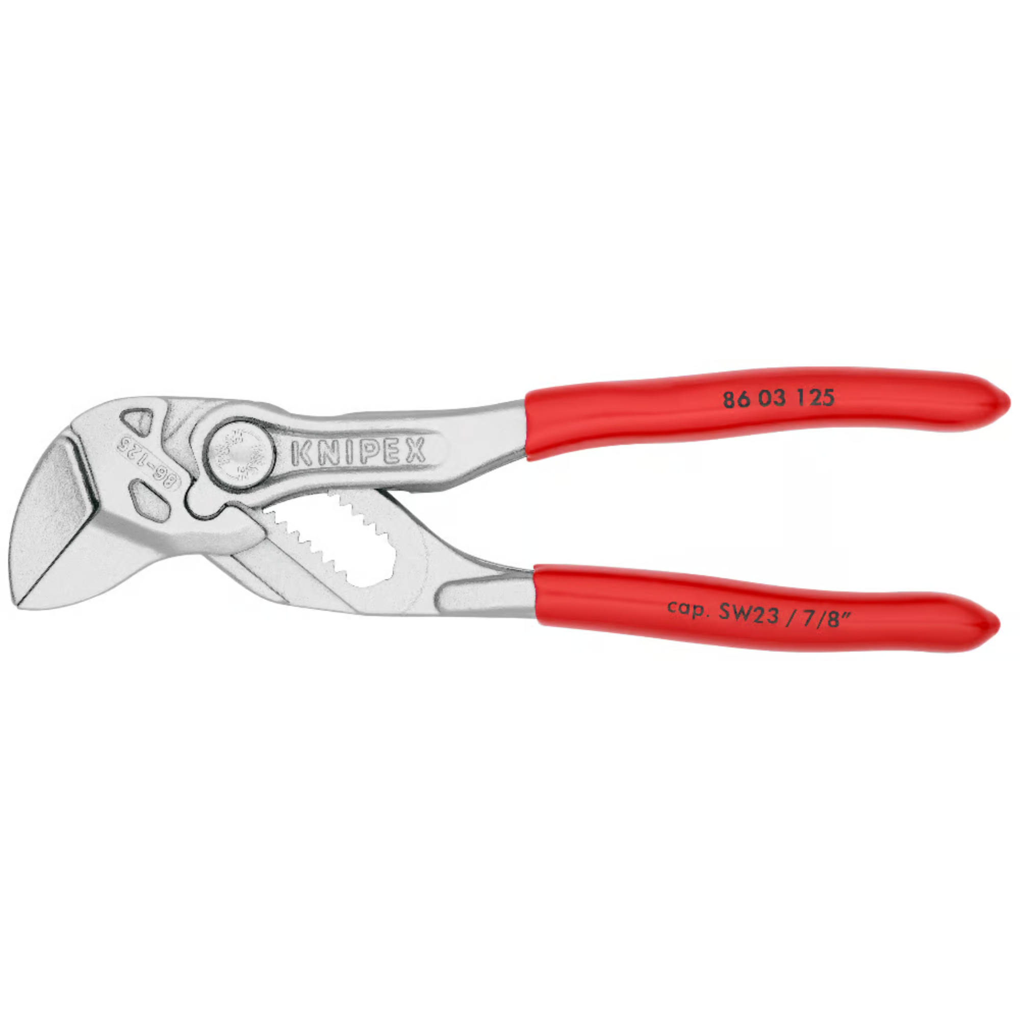 KNIPEX 86 03 125 SB Mini pinza de extensión y llave en una sola herramienta 125 mm (5")