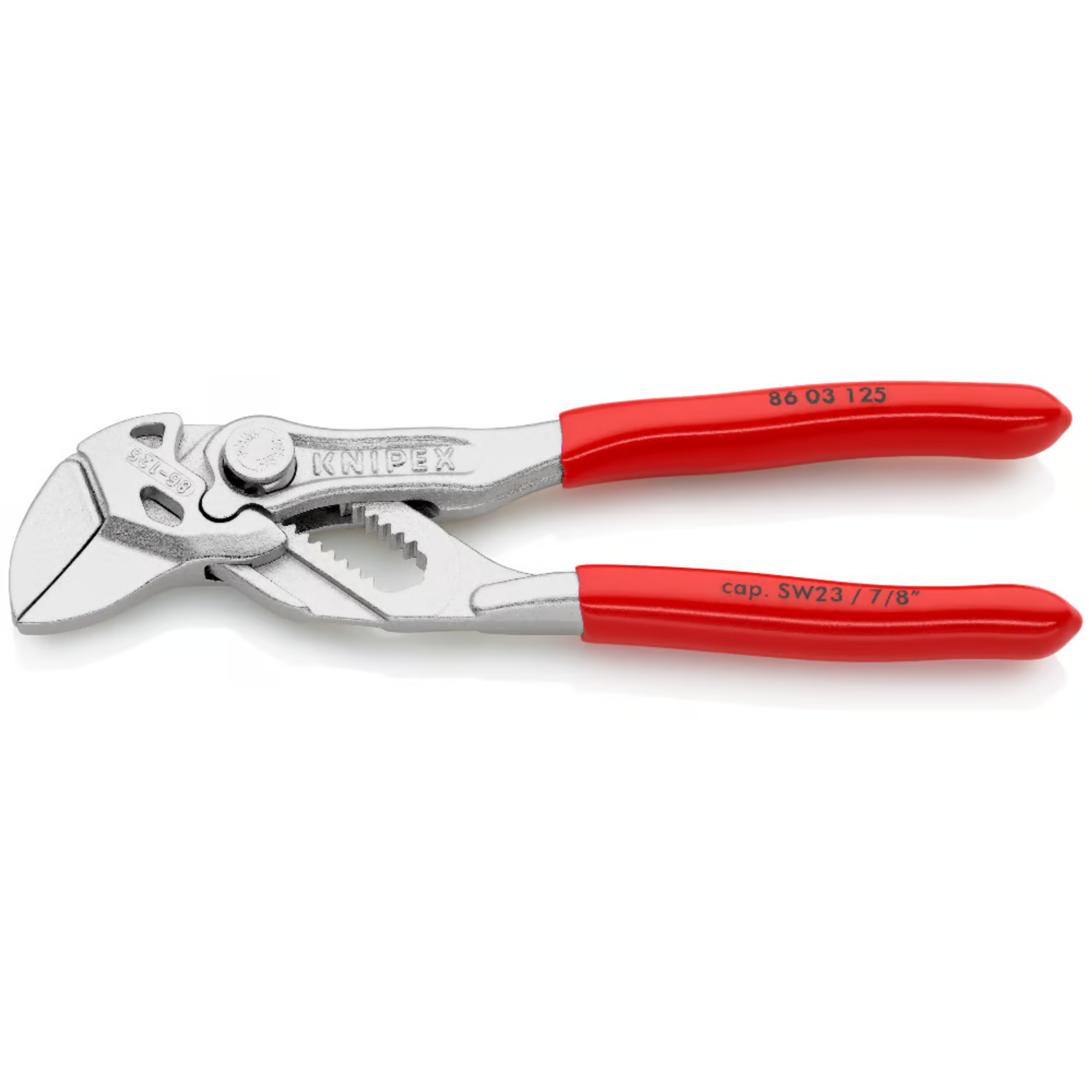 KNIPEX 86 03 125 SB Mini pinza de extensión y llave en una sola herramienta 125 mm (5")