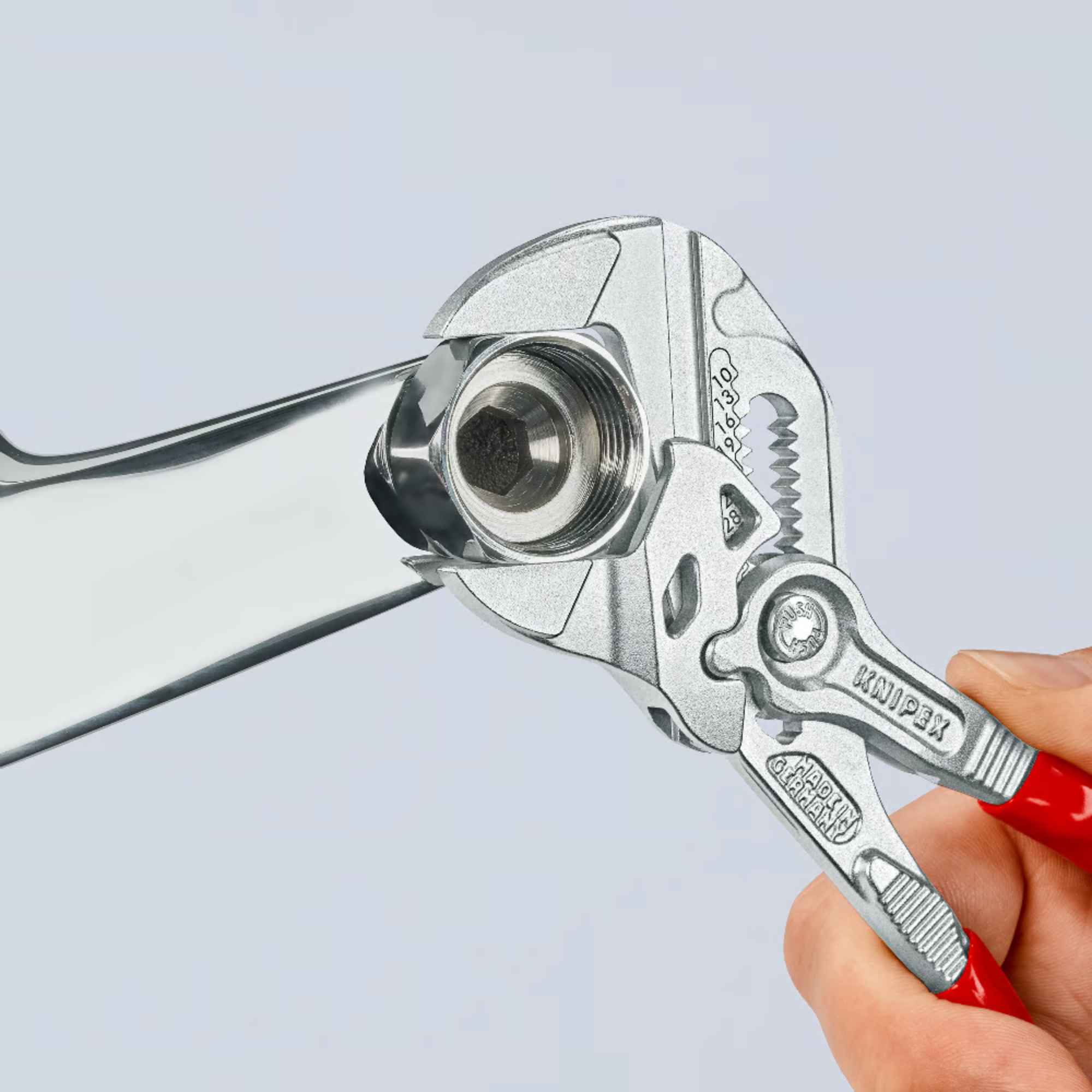 KNIPEX 86 03 180 SB Pinza de extensión y llave en una sola herramienta 180 mm (7 1/4")