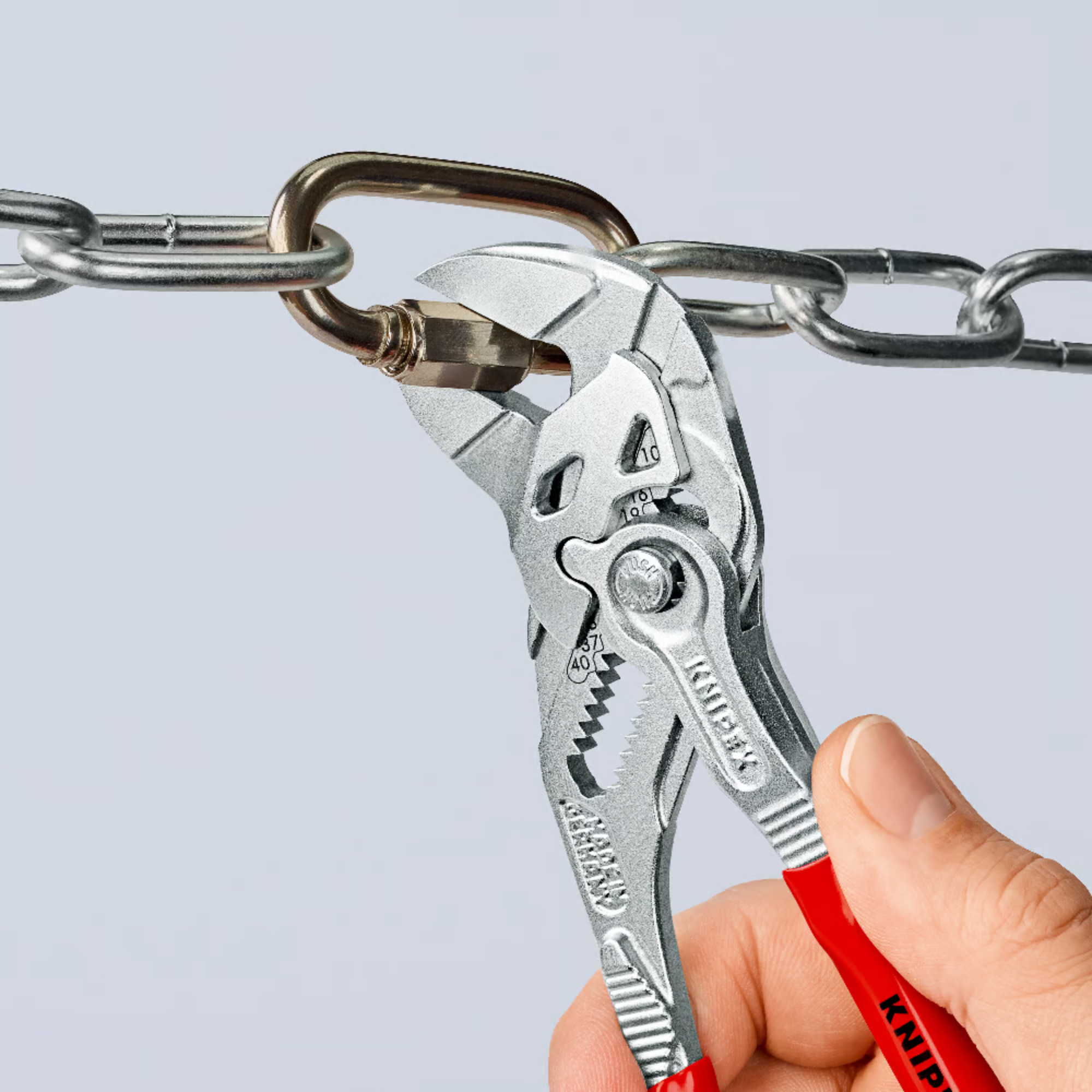 KNIPEX 86 03 180 SB Pinza de extensión y llave en una sola herramienta 180 mm (7 1/4")