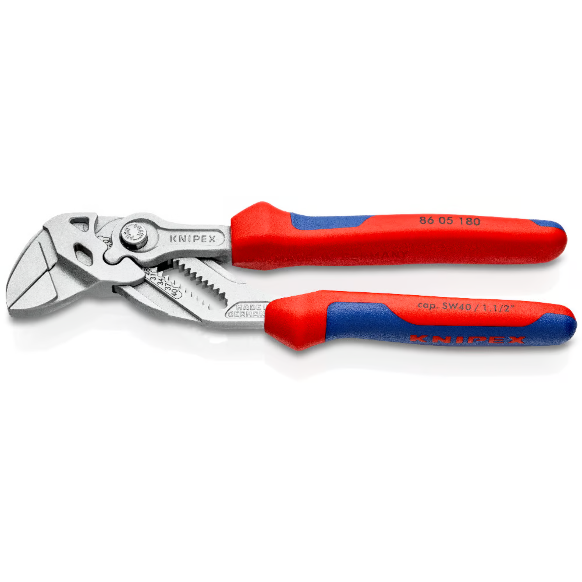 KNIPEX 86 05 180 SB Pinza de extensión y llave en una sola herramienta 180 mm (7 1/4")