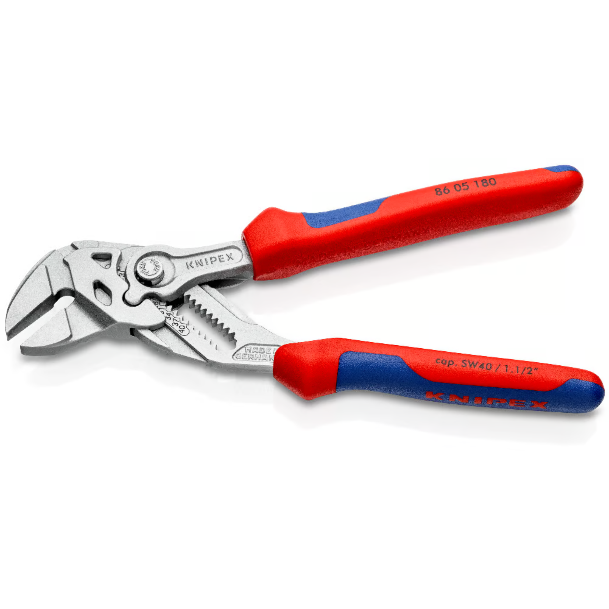KNIPEX 86 05 180 SB Pinza de extensión y llave en una sola herramienta 180 mm (7 1/4")