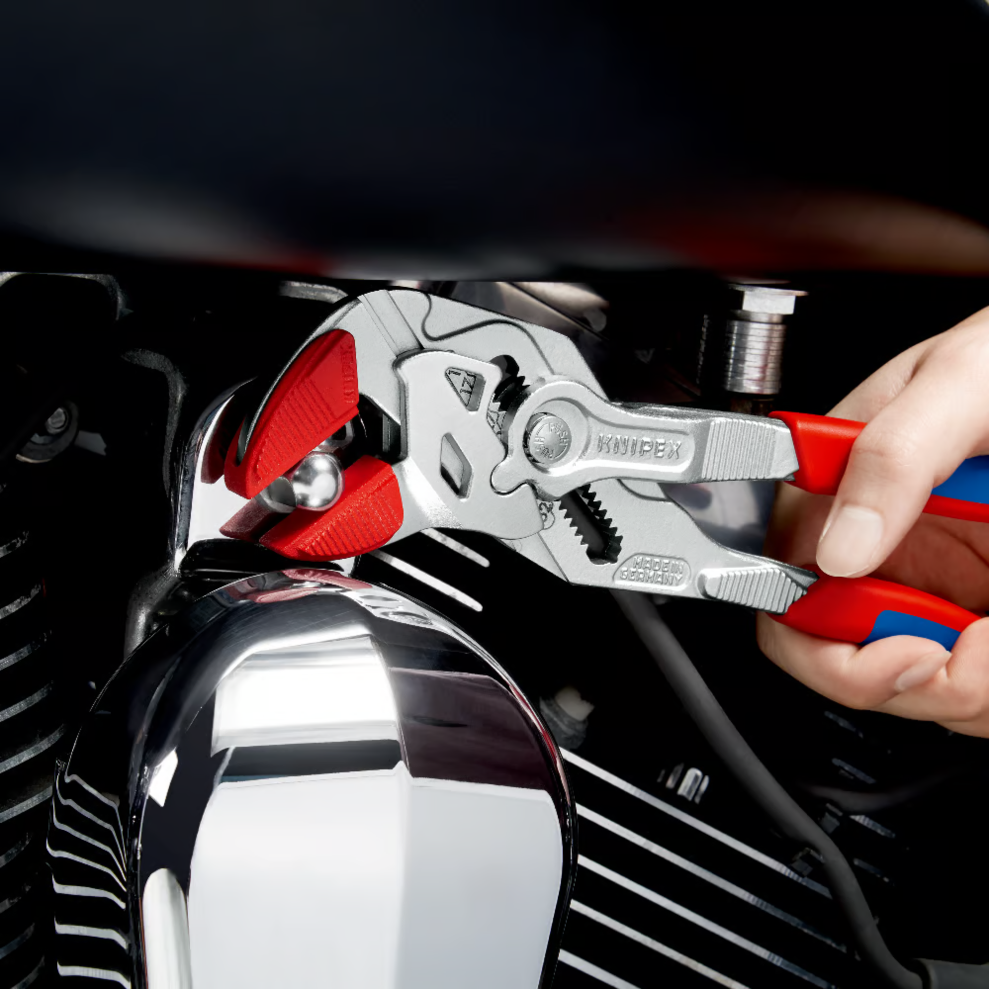 KNIPEX 86 05 250 Pinza de extensión y llave en una sola herramienta 250 mm (10")