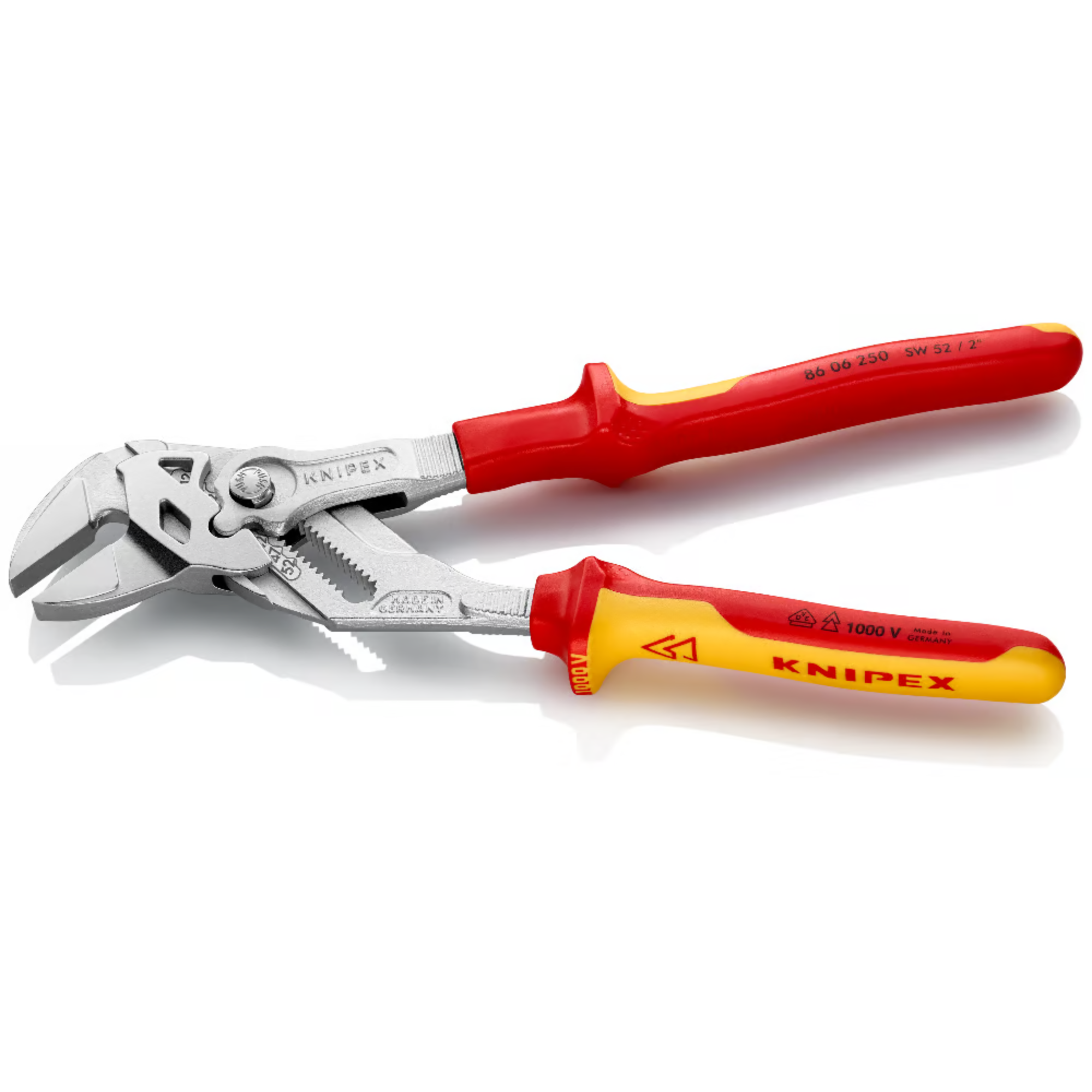 KNIPEX 86 06 250 SB Pinza aislada de extensión y llave en una sola herramienta 250 mm (10")