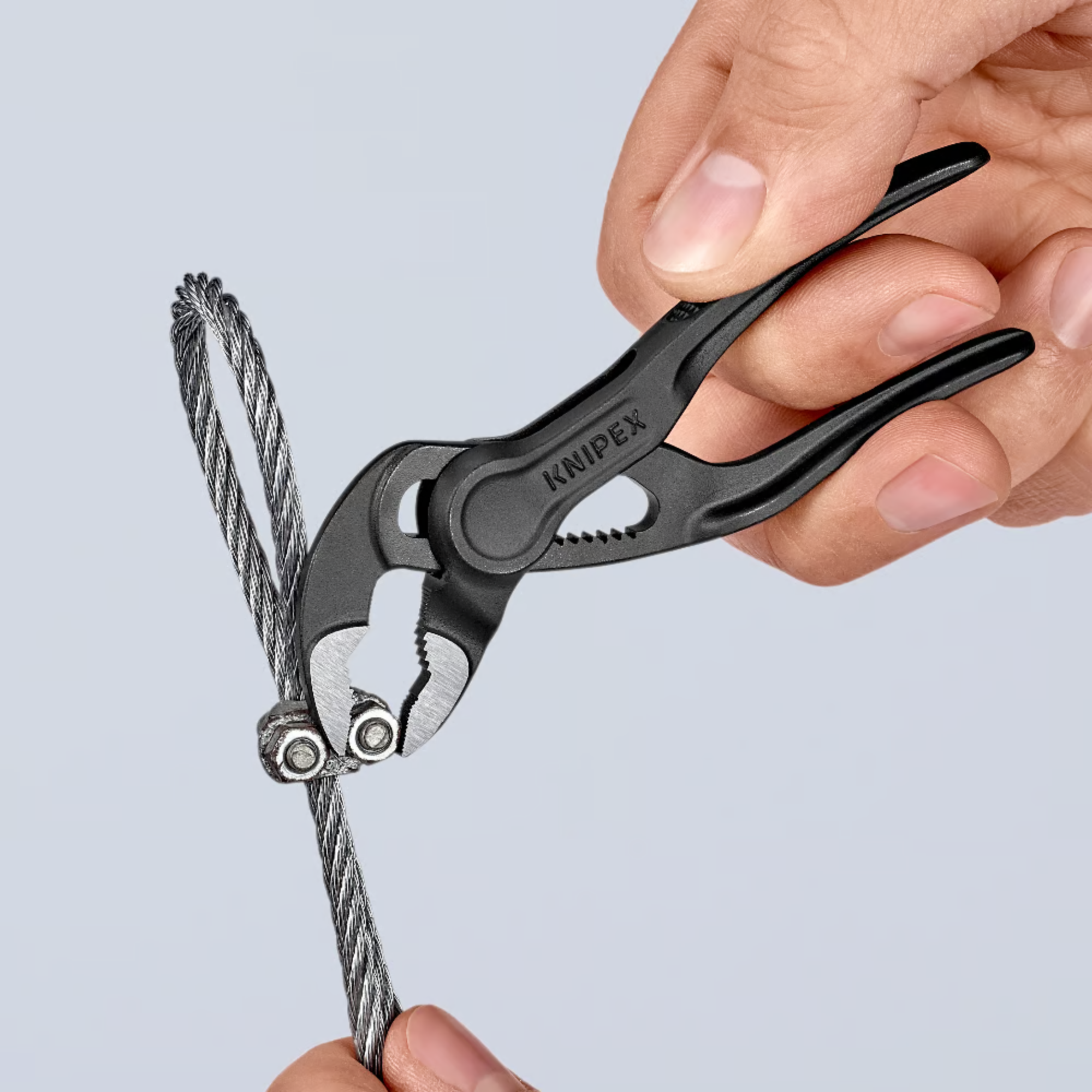 KNIPEX 87 00 100 BK Pinza de extensión pico de loro Cobra XS 100 mm (4″)