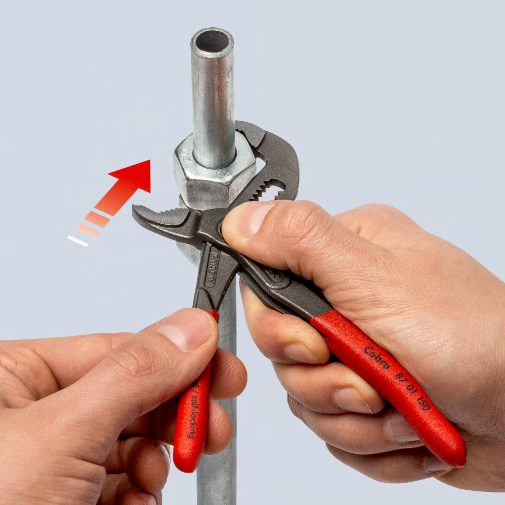 KNIPEX 87 01 150 SB Pinza de extensión pico de loro Cobra 150 mm (6″)