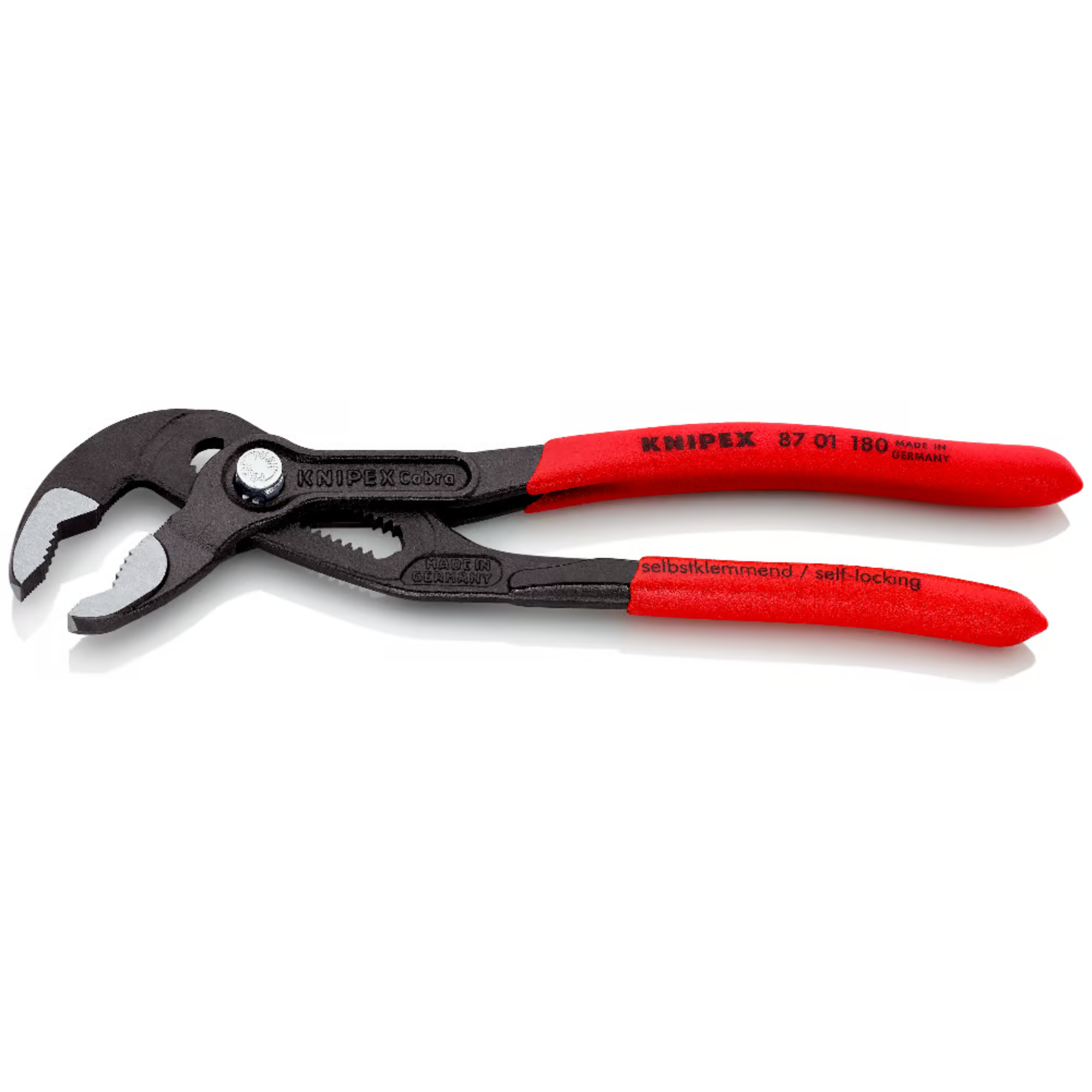 KNIPEX 87 01 180 SB Pinza de extensión pico de loro Cobra 180 mm (7 1/4″)