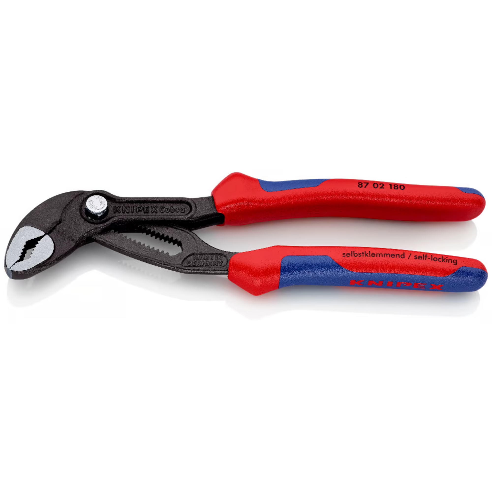 KNIPEX 87 02 180 Pinza de extensión pico de loro Cobra 180 mm (7 1/4″)