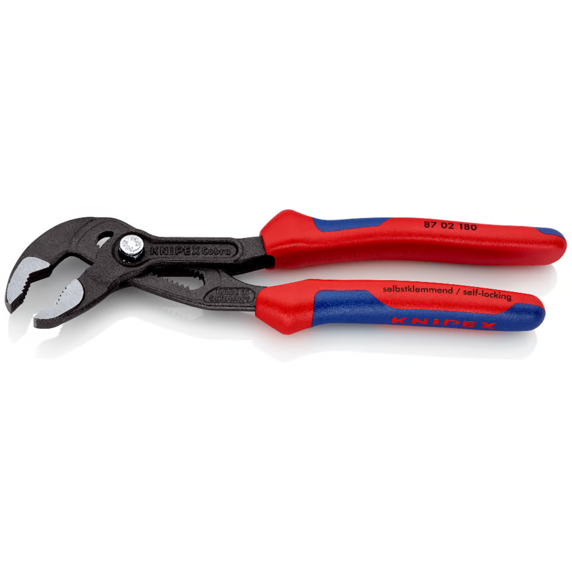 KNIPEX 87 02 180 Pinza de extensión pico de loro Cobra 180 mm (7 1/4″)