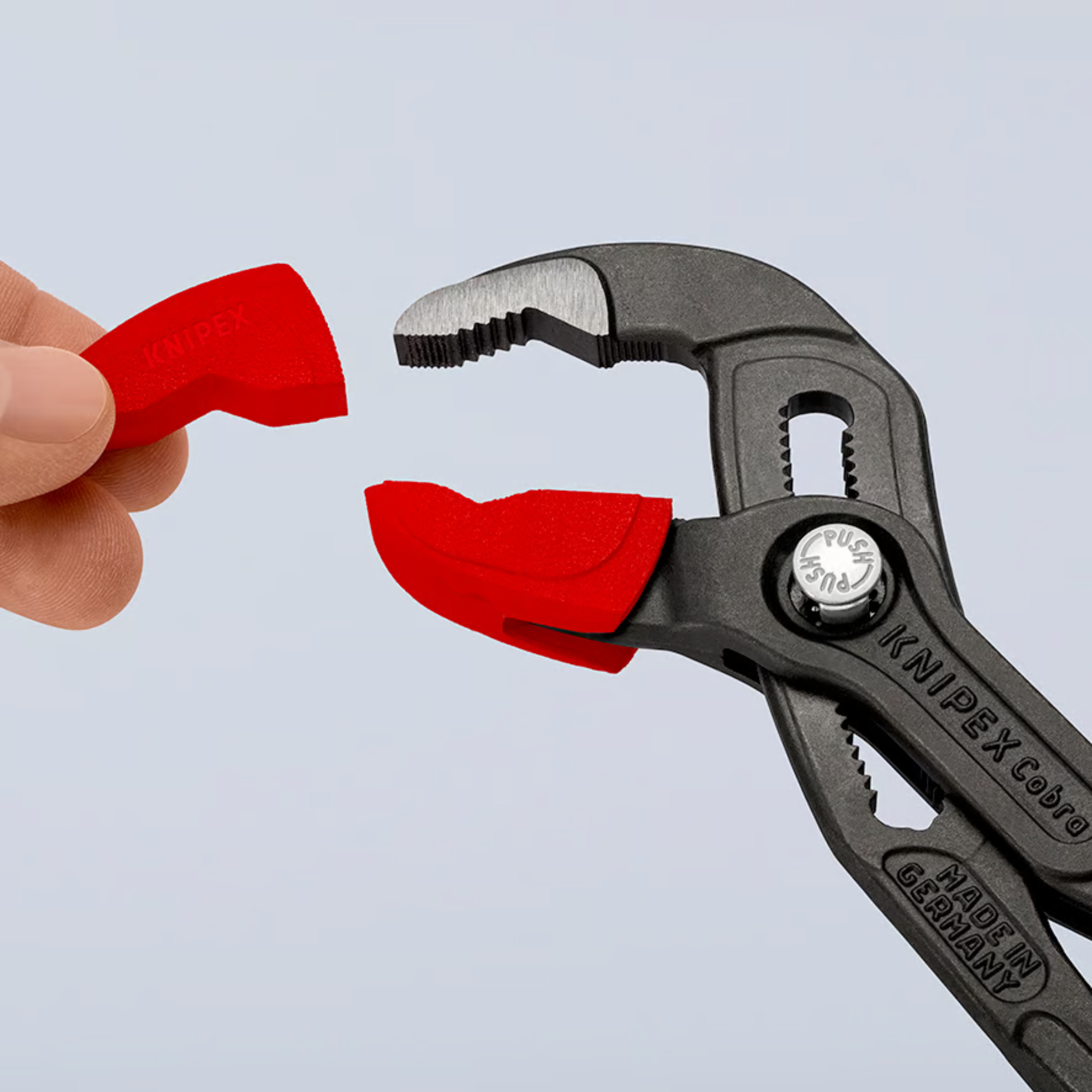 KNIPEX 87 09 250 V01 Mordazas protectoras para 87 XX 250 (3 pares)