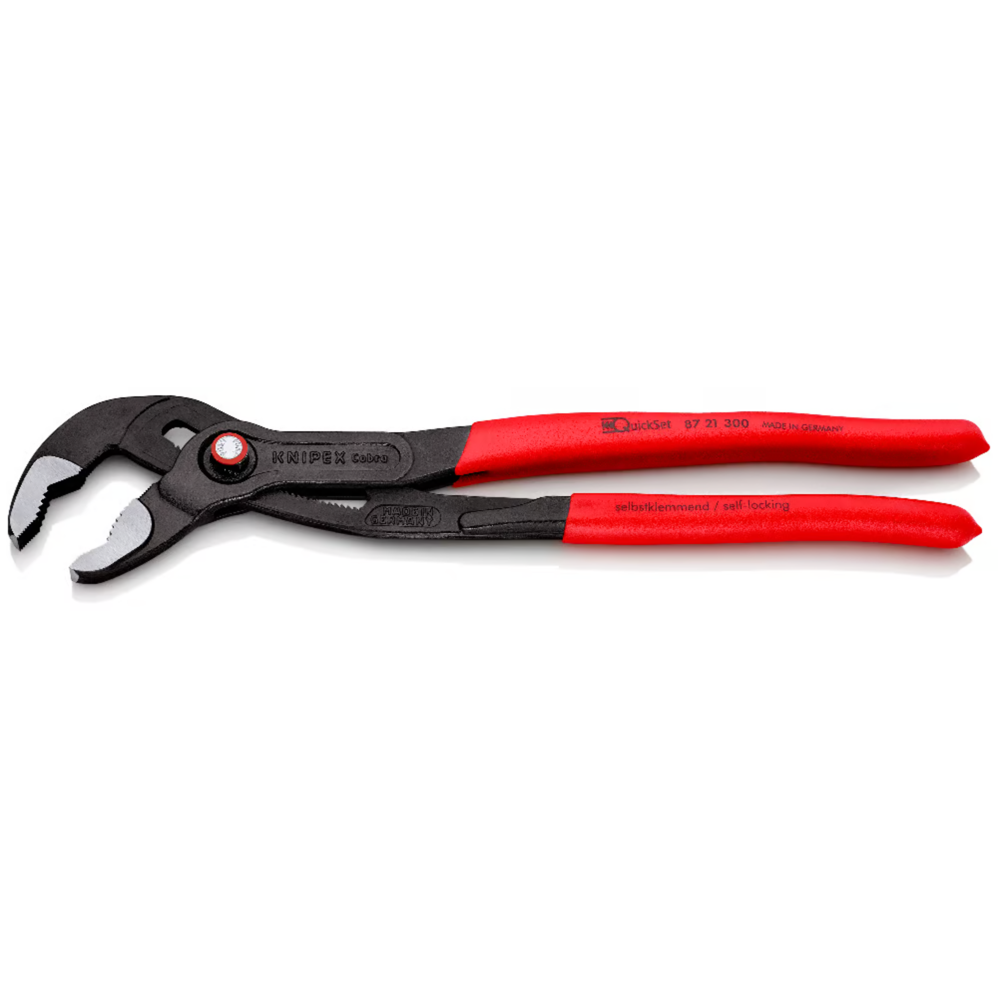 KNIPEX 87 21 300 Pinza de extensión pico de loro Cobra QuickSet 300 mm (12″)