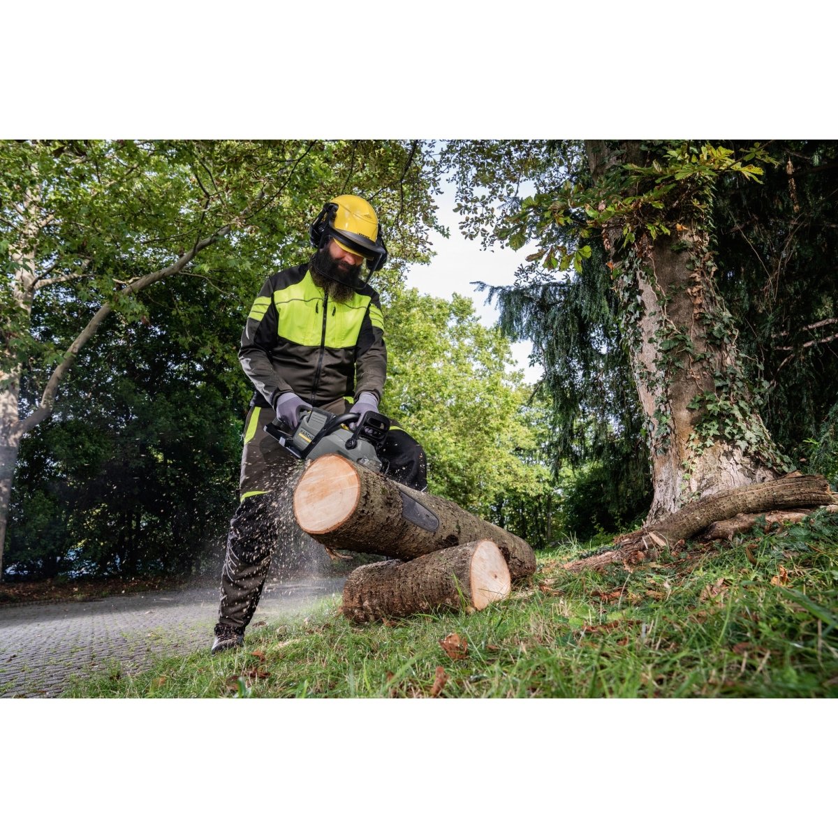 Karcher Motosierra con batería y cargador