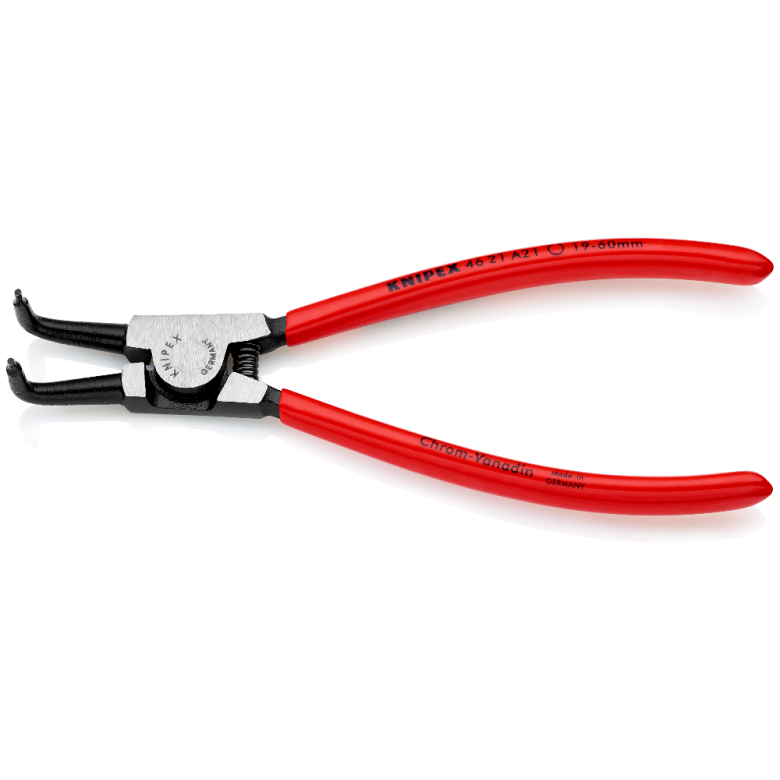 KNIPEX 46 21 A21 SB Pinza para anillos de retención exteriores acabado pavonado 170 mm