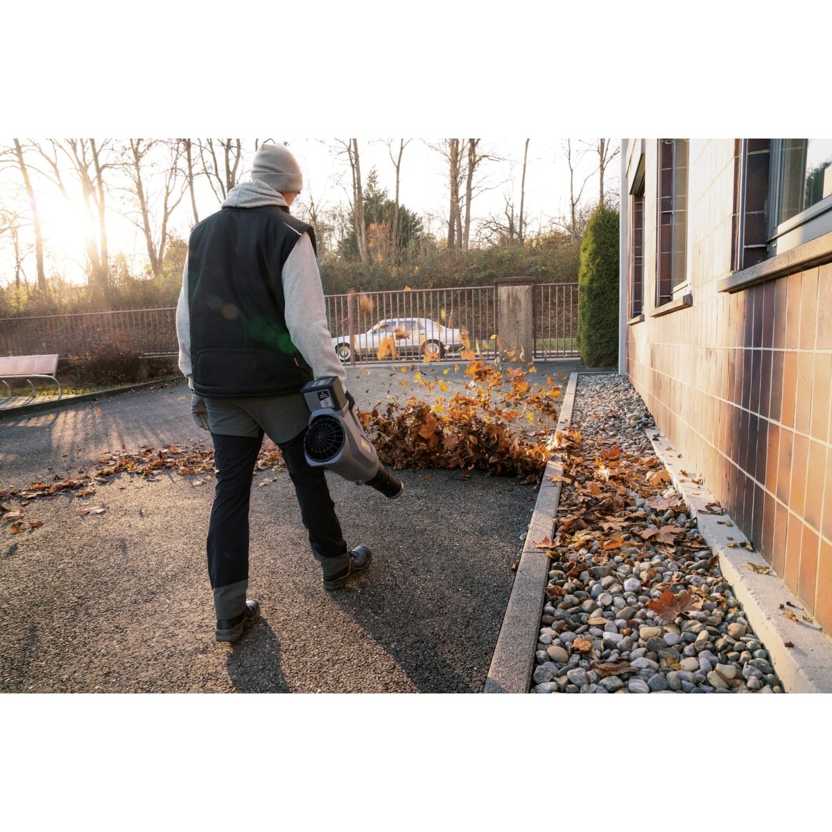 Karcher Soplador con batería y cargador