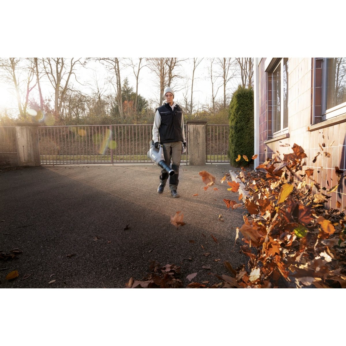 Karcher Soplador con batería y cargador