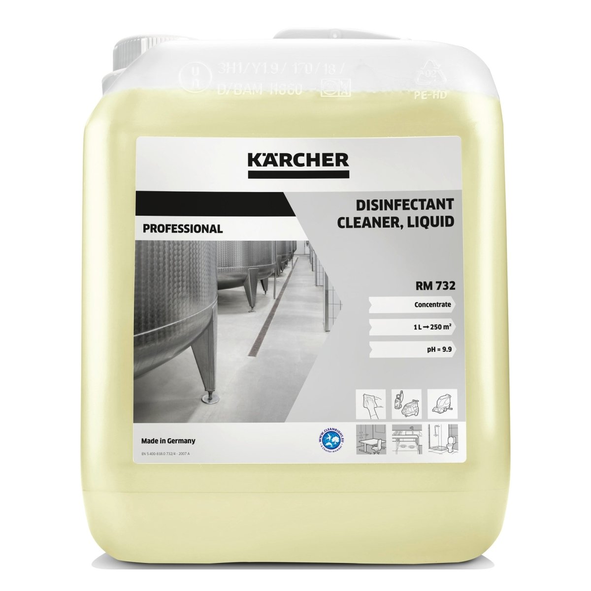 Karcher Limpiador desinfectante RM 732 5 Litros