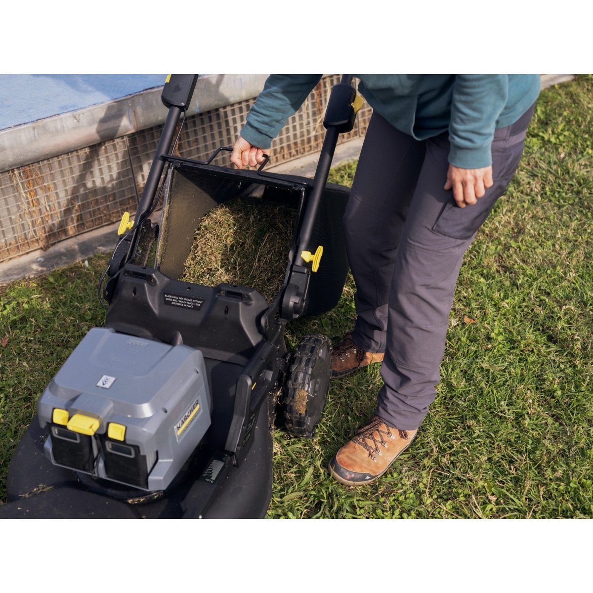 Karcher Pack Podadora con batería y cargador