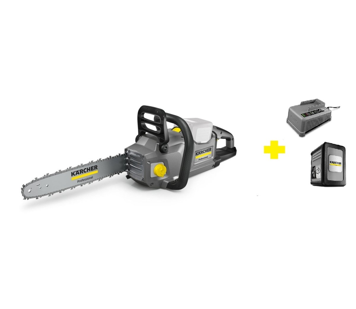 Karcher Motosierra con batería y cargador